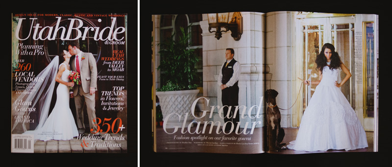 Utah Bride & Groom Magazine Fashion Editorial | Grand Glamour – Utah ...